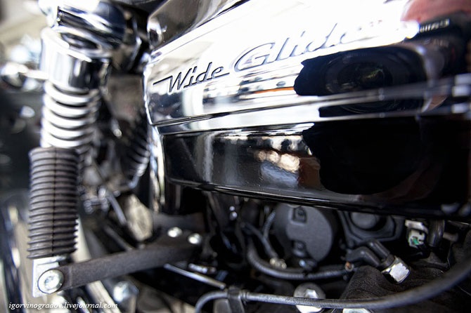 Harley-Davidson крупным планом