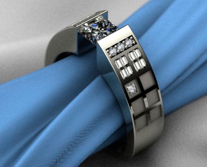 Необычные обручальные кольца