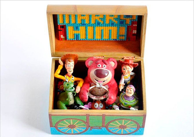 Необычные обручальные кольца