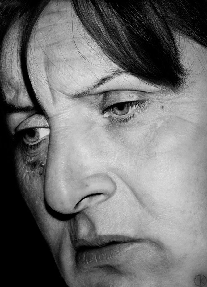 Как рисует художник-гиперреалист