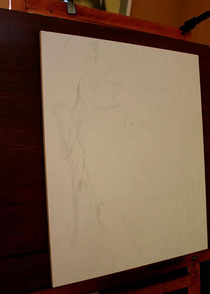 Как рисует художник-гиперреалист