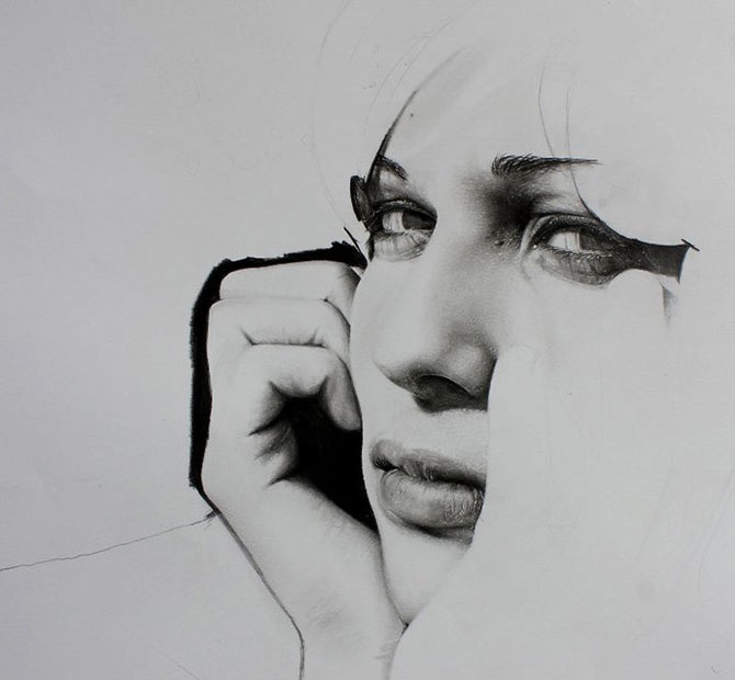 Как рисует художник-гиперреалист