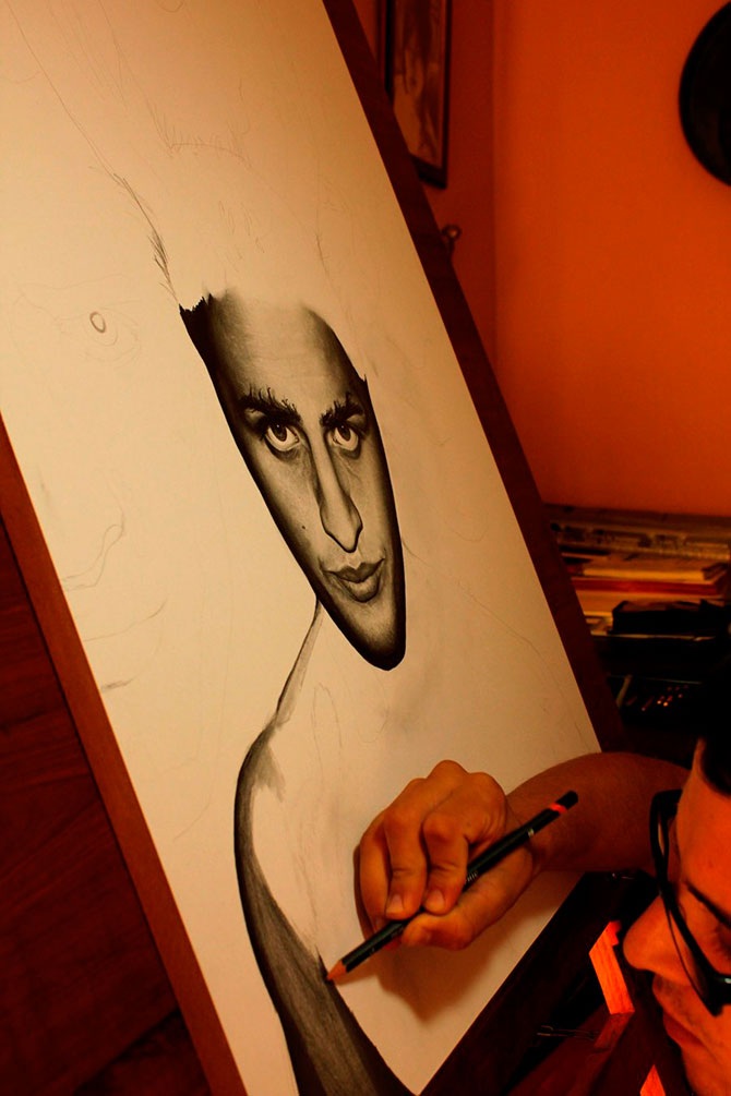 Как рисует художник-гиперреалист