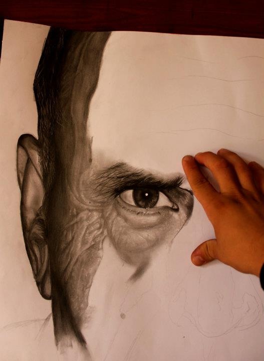 Как рисует художник-гиперреалист