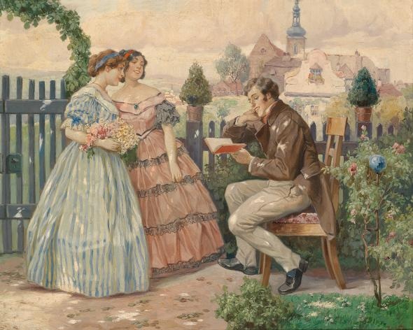 Австрийский художник Rudolf Alfred Hoger (1877-1930)