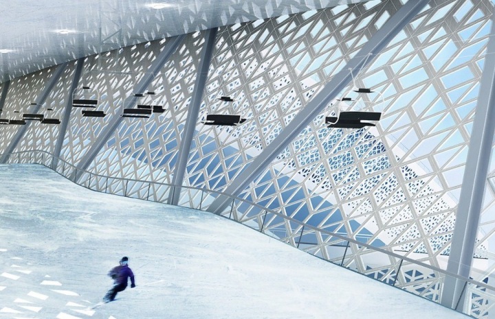 Крупнейший в мире крытый горнолыжный комплекс