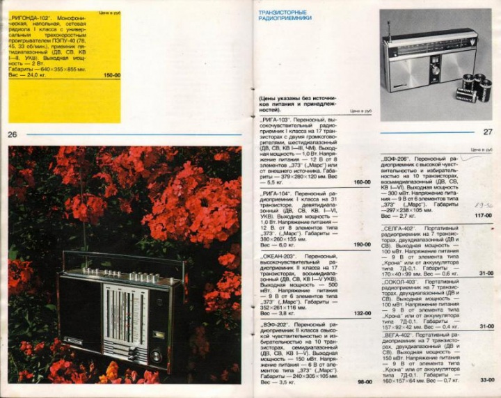Прейскурант на товары в 1975 году (34 фото)