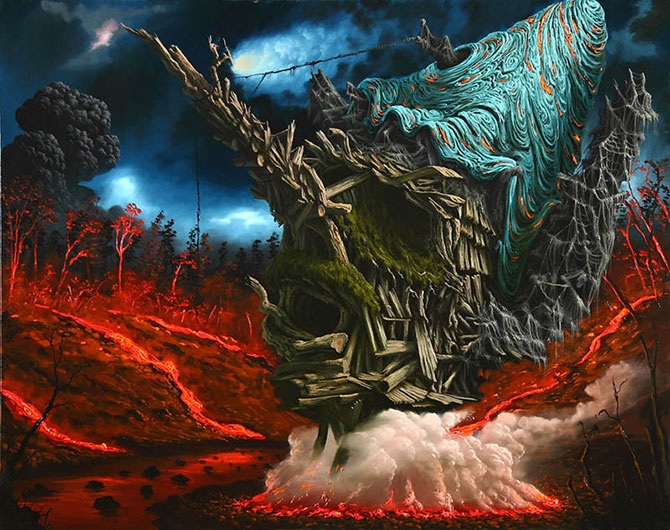 Рисунки маслом Фульвио ди Пьяцца