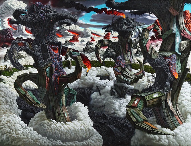 Рисунки маслом Фульвио ди Пьяцца