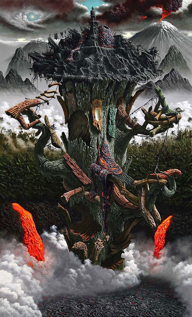 Рисунки маслом Фульвио ди Пьяцца