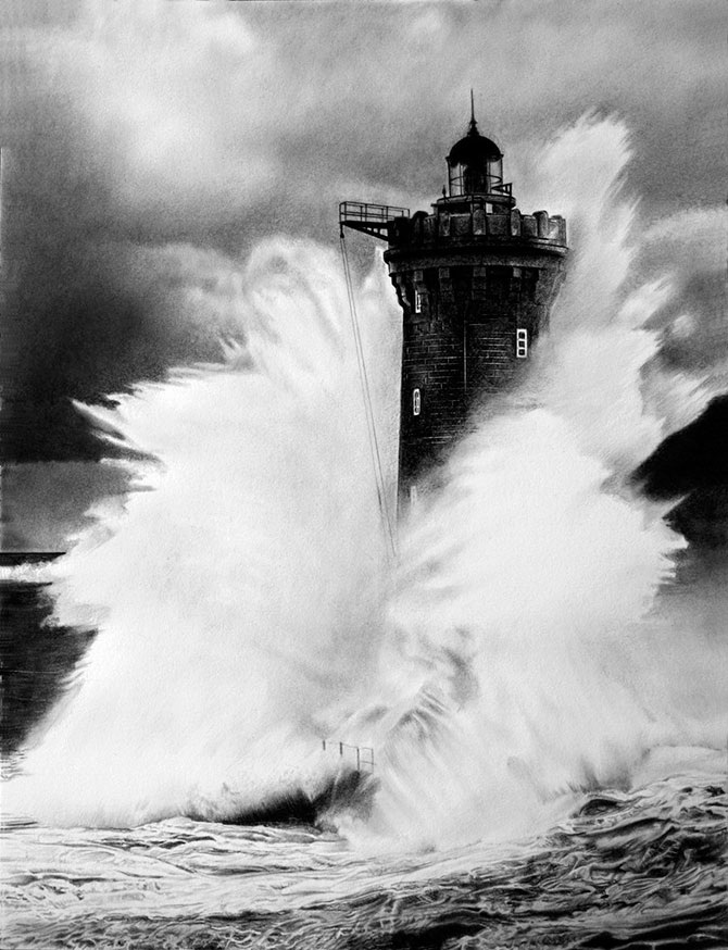 Черно-белый фотореализм Франко Клуна