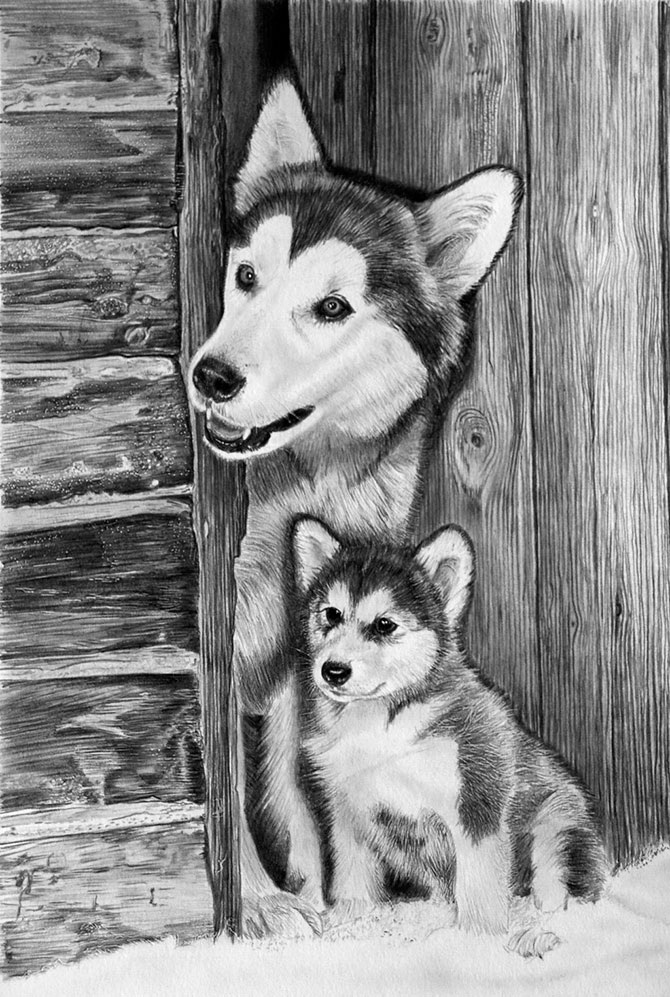 Черно-белый фотореализм Франко Клуна