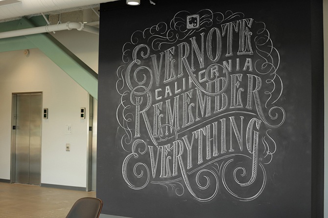 Удивительные афиши мелом от Даны Танамаши