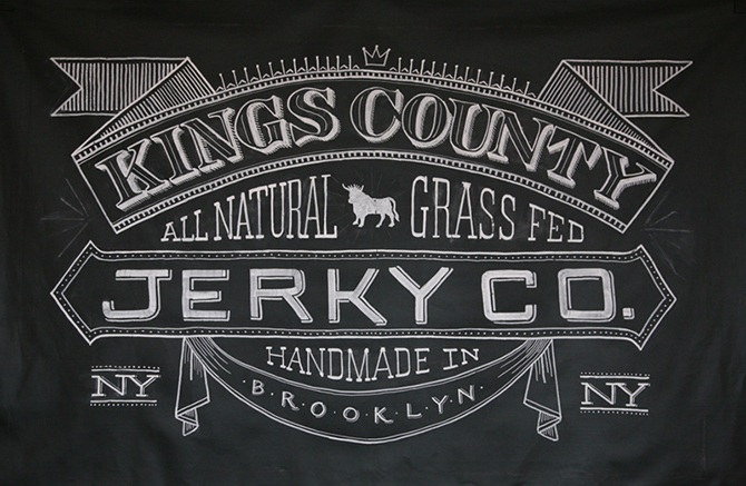 Удивительные афиши мелом от Даны Танамаши