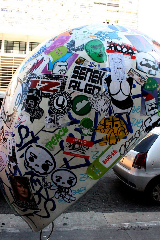 Парад таксофонов в Сан-Паулу