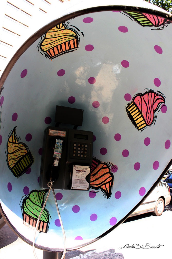 Парад таксофонов в Сан-Паулу