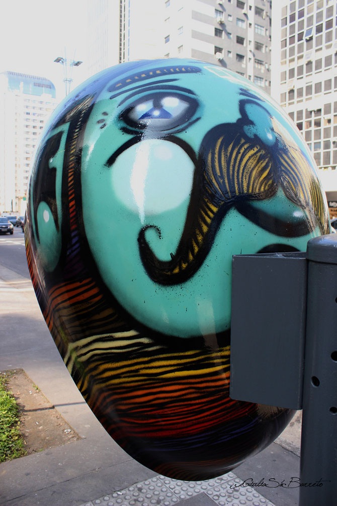 Парад таксофонов в Сан-Паулу