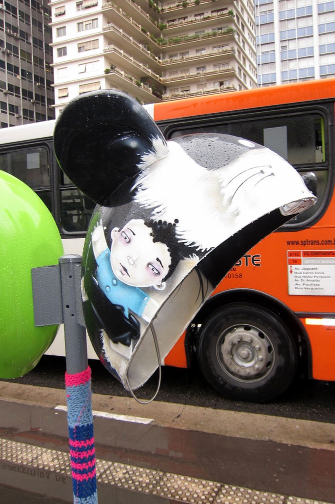 Парад таксофонов в Сан-Паулу