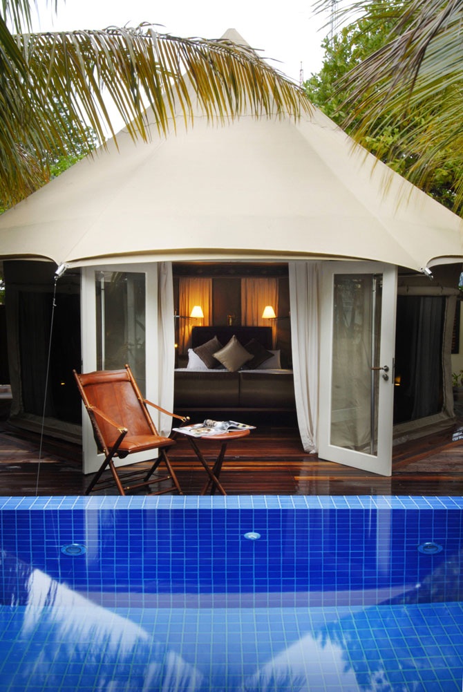 Элитные палатки на Мальдивах