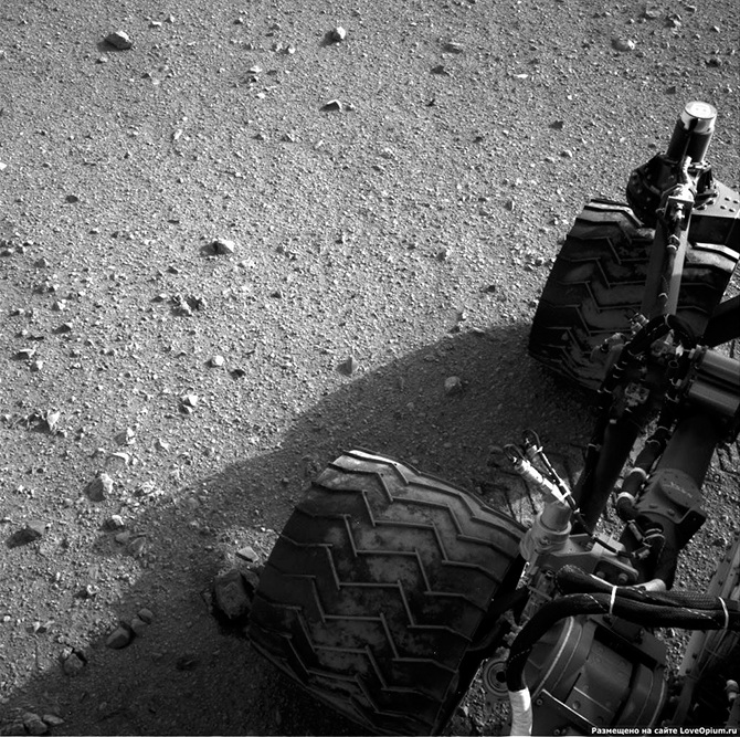 Марсоход Curiosity – первые дни на Марсе