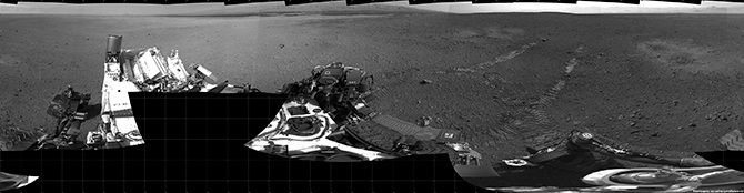 Марсоход Curiosity – первые дни на Марсе