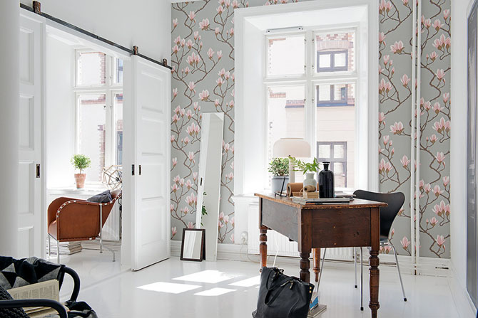 Шведская квартира в скандинавском стиле