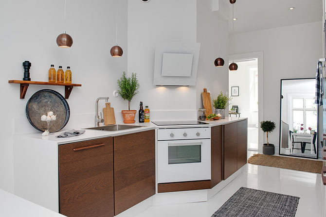 Шведская квартира в скандинавском стиле